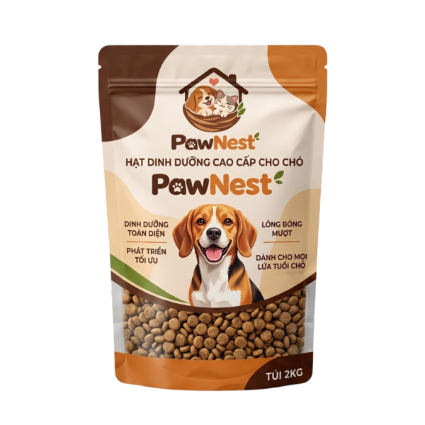 Hạt dinh dưỡng cho chó PawNest túi 2kg